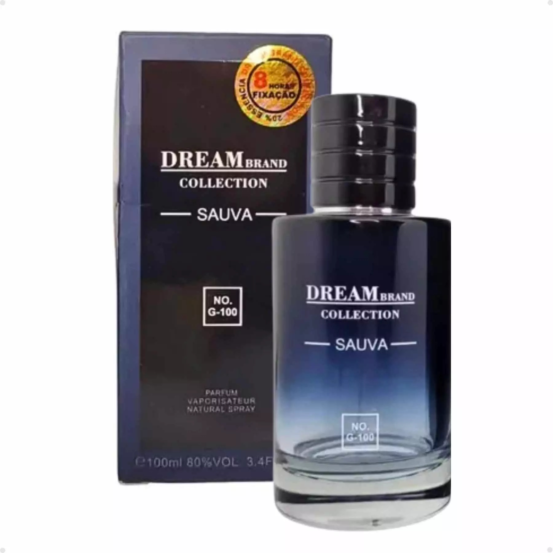 Perfume Brand Collection No. 124 25ml feminino edição salto azul
