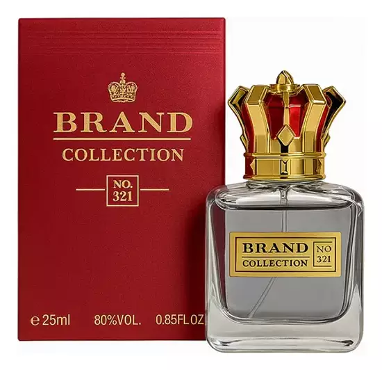Perfume Brand Collection No. 321 25ml masculino coroa dourada